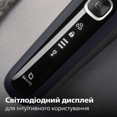 Бритва електр. Philips роторна Series 5000, 9Вт, бритв.головок-3, Li-Ion, сух.+волог., тример, синій (S5885/10)