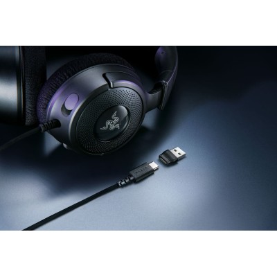 Гарнітура ігрова Razer Kraken V4 X, 7.1, USB-A, 1.8м, RGB, (RZ04-05180100-R3M1) чорний Гарнітура ігрова Razer Kraken V4 X, 7.1, USB-A, 1.8м, RGB, (RZ04-05180100-R3M1) чорний
