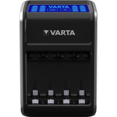 Зарядний пристрій VARTA LCD Plug Charger + Акумулятор NI-MH AA 2100 мАг, 4 шт. Зарядний пристрій VARTA LCD Plug Charger + Акумулятор NI-MH AA 2100 мАг, 4 шт.