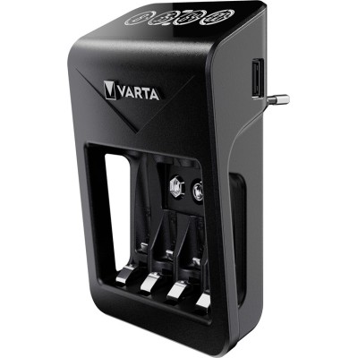 Зарядний пристрій Varta Lcd Plug Charger 4хNI MH AA2600 мА•год