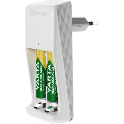 Зарядний пристрій Varta Mini Charger 2хNI MH AA2100 мА•год Зарядний пристрій Varta Mini Charger 2хNI MH AA2100 мА•год