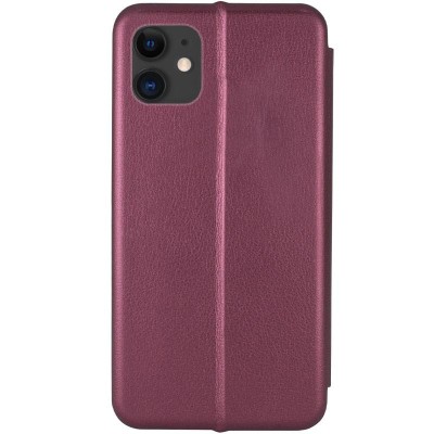 Шкіряний чохол-книжка Classy для Apple iPhone 13 (6.1") Бордовий Шкіряний чохол-книжка Classy для Apple iPhone 13 (6.1") Бордовий