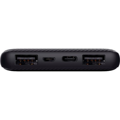 Акумулятор портативний літій-іонний power bank Trust Primo ECO, 10000мА·год, 2хUSB-A/USB-C, 15W, чорний Акумулятор портативний літій-іонний power bank Trust Primo ECO, 10000мА·год, 2хUSB-A/USB-C, 15W, чорний