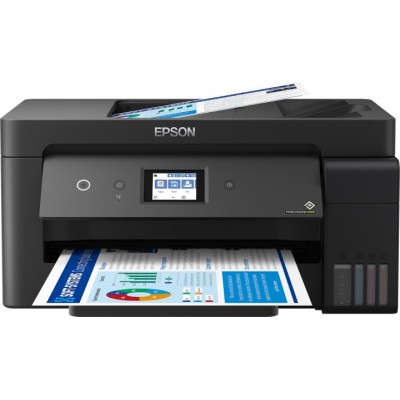 БФП ink color A3 Epson EcoTank L14150 38_24 ppm Fax ADF Duplex USB Ethernet Wi-Fi 4 inks Black Pigment (C11CH96404) БФП ink color A3 Epson EcoTank L14150 38_24 ppm Fax ADF Duplex USB Ethernet Wi-Fi 4 inks Black Pigment (C11CH96404)