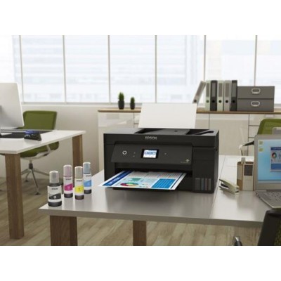 БФП ink color A3 Epson EcoTank L14150 38_24 ppm Fax ADF Duplex USB Ethernet Wi-Fi 4 inks Black Pigment (C11CH96404) БФП ink color A3 Epson EcoTank L14150 38_24 ppm Fax ADF Duplex USB Ethernet Wi-Fi 4 inks Black Pigment (C11CH96404)