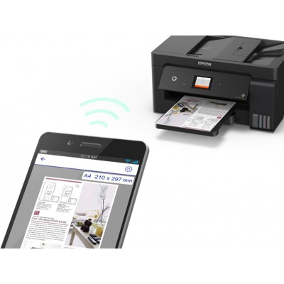 БФП ink color A3 Epson EcoTank L14150 38_24 ppm Fax ADF Duplex USB Ethernet Wi-Fi 4 inks Black Pigment (C11CH96404) БФП ink color A3 Epson EcoTank L14150 38_24 ppm Fax ADF Duplex USB Ethernet Wi-Fi 4 inks Black Pigment (C11CH96404)