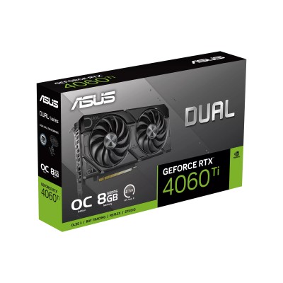 Відеокарта ASUS GeForce RTX 4060 Ti 8GB GDDR6 DUAL OC EVO DUAL-RTX4060TI-O8G-EVO (90YV0J49-M0NA00)