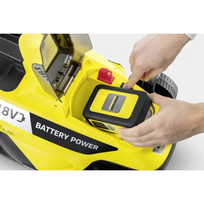 Газонокосарка акумуляторна Karcher LMO 18-33 Battery 18В 33см 35-65мм (без АКБ та ЗП)