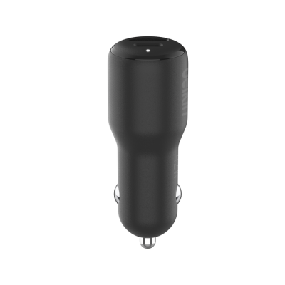 Зарядний пристрій автомобільний Belkin 42Вт USB-A/USB-C PD PPS, чорний (CCB005BTBK) Зарядний пристрій автомобільний Belkin 42Вт USB-A/USB-C PD PPS, чорний (CCB005BTBK)