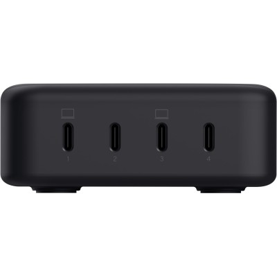 Зарядний пристрій мережевий Trust Maxo 240Вт,GaN, 4xUSB-C,PD, чорний Зарядний пристрій мережевий Trust Maxo 240Вт,GaN, 4xUSB-C,PD, чорний