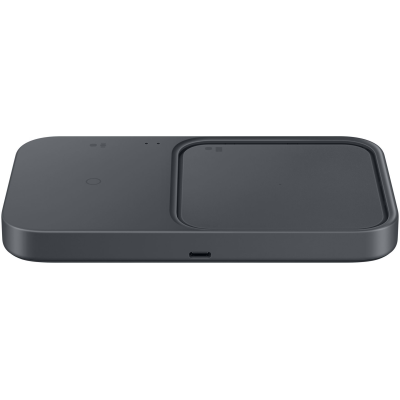 Зарядний пристрій бездротовий Samsung Duo 15Вт, сірий темний (EP-P5400BBEGEU)