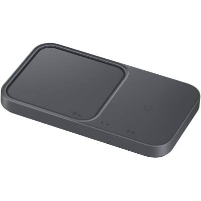 Зарядний пристрій бездротовий Samsung Duo 15Вт, сірий темний (EP-P5400BBEGEU)