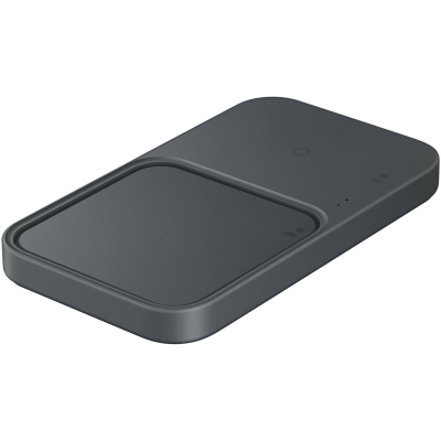 Зарядний пристрій бездротовий Samsung Duo 15Вт, сірий темний (EP-P5400BBEGEU)