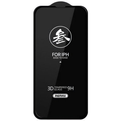 Захисне скло Remax 3D (GL-27) для Apple iPhone 13 / 13 Pro / 14 / 16e (6.1") Чорний