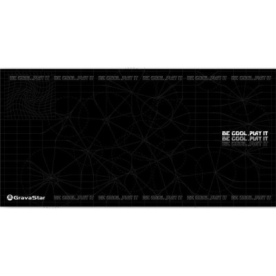 Ігрова поверхня GravaStar Gaming Pad, XL (800x400x3мм), чорний Ігрова поверхня GravaStar Gaming Pad, XL (800x400x3мм), чорний