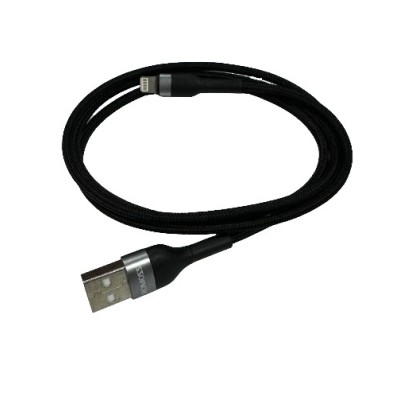 Кабель Romoss CB12B USB-Ligh 2.4A 1m (CB12B-621-234H) чорний Кабель Romoss CB12B USB-Ligh 2.4A 1m (CB12B-621-234H) чорний