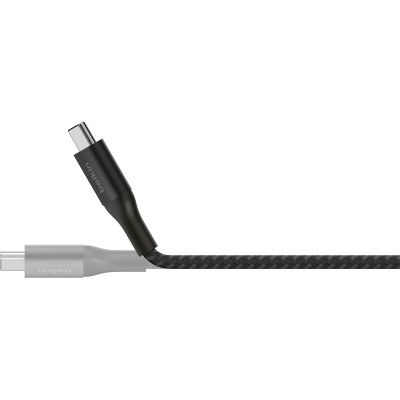 Кабель USB-C > USB-C заряджання/синхронізації Belkin 1м, 240Вт, Type-C, плетений, чорний (CAB015BT1MBK) Кабель USB-C > USB-C заряджання/синхронізації Belkin 1м, 240Вт, Type-C, плетений, чорний (CAB015BT1MBK)