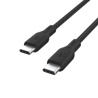 Кабель USB-C > USB-C заряджання/синхронізації Belkin 2м, 100Вт, Type-C, плетений, чорний (CAB014BT2MBK) Кабель USB-C > USB-C заряджання/синхронізації Belkin 2м, 100Вт, Type-C, плетений, чорний (CAB014BT2MBK)