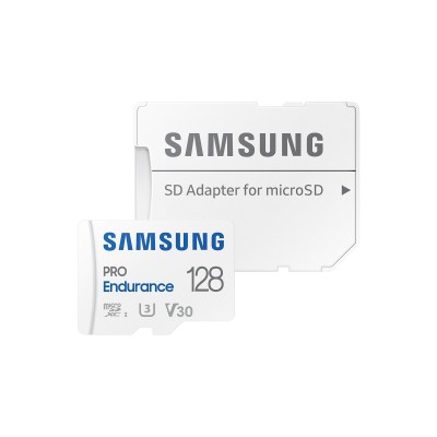 Карта пам'яті Samsung microSD 128GB C10 UHS-I R180MB/s PRO Endurance + SD Карта пам'яті Samsung microSD 128GB C10 UHS-I R180MB/s PRO Endurance + SD