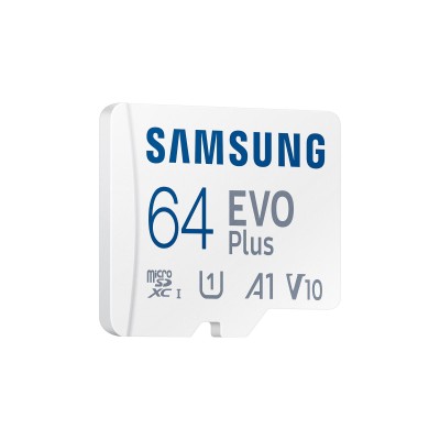 Карта пам'яті Samsung microSDXC 64GB C10 UHS-I R130MB/s Evo Plus + SD Карта пам'яті Samsung microSDXC 64GB C10 UHS-I R130MB/s Evo Plus + SD