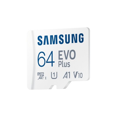 Карта пам'яті Samsung microSDXC 64GB C10 UHS-I R130MB/s Evo Plus + SD Карта пам'яті Samsung microSDXC 64GB C10 UHS-I R130MB/s Evo Plus + SD