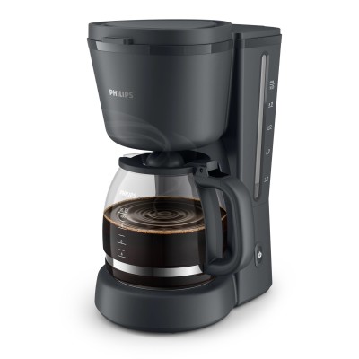 Кавоварка Philips крапельна Essentials Collection, 1.38л, мелена, підтримка температури, темно-сірий (HD7430/90) Кавоварка Philips крапельна Essentials Collection, 1.38л, мелена, підтримка температури, темно-сірий (HD7430/90)