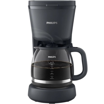 Кавоварка Philips крапельна Essentials Collection, 1.38л, мелена, підтримка температури, темно-сірий (HD7430/90) Кавоварка Philips крапельна Essentials Collection, 1.38л, мелена, підтримка температури, темно-сірий (HD7430/90)