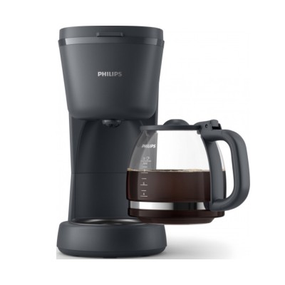 Кавоварка Philips крапельна Essentials Collection, 1.38л, мелена, підтримка температури, темно-сірий (HD7430/90) Кавоварка Philips крапельна Essentials Collection, 1.38л, мелена, підтримка температури, темно-сірий (HD7430/90)