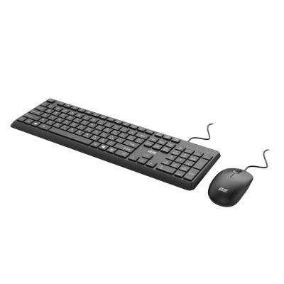 Комплект клавіатура та миша 2E MK405 USB-A, EN/UK/RU, чорний (2E-MK405UBK) Комплект клавіатура та миша 2E MK405 USB-A, EN/UK/RU, чорний (2E-MK405UBK)