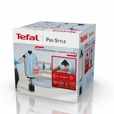 Відпарювач Tefal вертикальний Pro Style Garment, 2000Вт, 1500мл, постійна пара - 42гр, чорний (IT3480E1) Відпарювач Tefal вертикальний Pro Style Garment, 2000Вт, 1500мл, постійна пара - 42гр, чорний (IT3480E1)