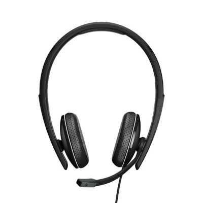 Гарнітура комп'ютерна стерео On-Ear EPOS ADAPT 165T USB II, 3.5мм/USB, односпрямований, сертифікат Microsoft Teams, 1.8м, Чорний Гарнітура комп'ютерна стерео On-Ear EPOS ADAPT 165T USB II, 3.5мм/USB, односпрямований, сертифікат Microsoft Teams, 1.8м, Чорний