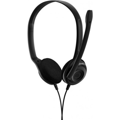 Гарнітура комп'ютерна стерео On-Ear EPOS PC 3 Chat, 2x3.5мм, односпрямований, 2м, Чорний (1000430) Гарнітура комп'ютерна стерео On-Ear EPOS PC 3 Chat, 2x3.5мм, односпрямований, 2м, Чорний (1000430)
