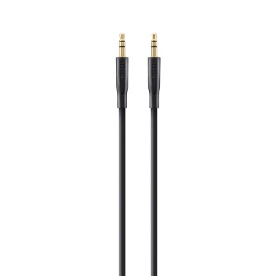 Кабель jack 3.5 > jack 3.5 (M/M) Belkin 2м, чорний (F3Y117BT2M) Кабель jack 3.5 > jack 3.5 (M/M) Belkin 2м, чорний (F3Y117BT2M)