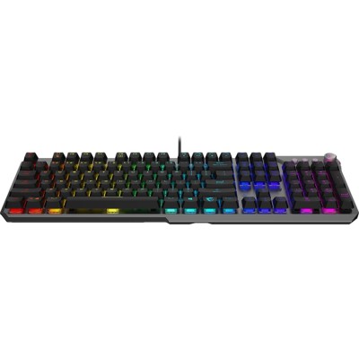 Клавіатура механічна MSI STRIKE 600 SILENT UA 104key, Kailh Midnight Pro Silent Tactile, USB-A, EN/UKR/RU, RGB, cрібний (S11-04U Клавіатура механічна MSI STRIKE 600 SILENT UA 104key, Kailh Midnight Pro Silent Tactile, USB-A, EN/UKR/RU, RGB, cрібний (S11-04U