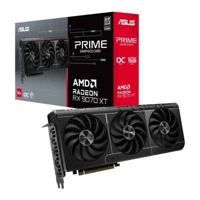 Вiдеокарта ASUS Radeon RX 9070 XT 16GB GDDR6 OC PRIME-RX9070XT-O16G (90YV0L71-M0NA00) Вiдеокарта ASUS Radeon RX 9070 XT 16GB GDDR6 OC PRIME-RX9070XT-O16G (90YV0L71-M0NA00)