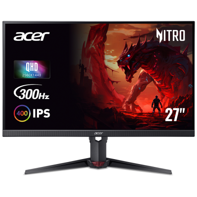 Монітор ACER 27" XV272UF3bmiiprx (UM.HX2EE.317) QHD IPS 300Hz 400nit 2*HDMI DP Pivot MM Black