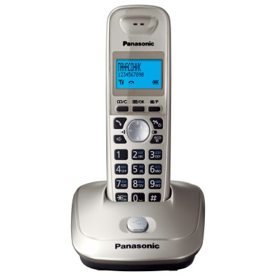 Радіотелефон DECT Panasonic KX-TG2511UAN, Platinum