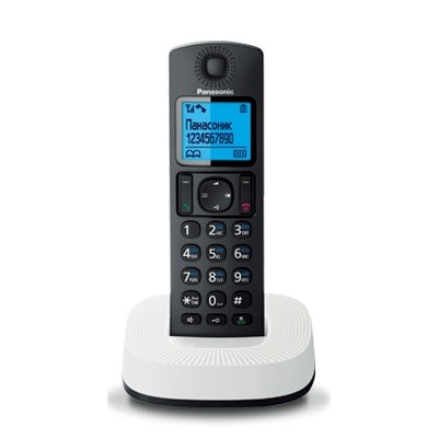 Радіотелефон DECT Panasonic KX-TGC310UC2, чорно-білий Радіотелефон DECT Panasonic KX-TGC310UC2, чорно-білий