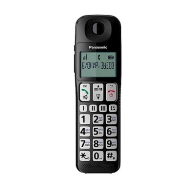 Радіотелефон DECT Panasonic KX-TGE110UCB, чорний