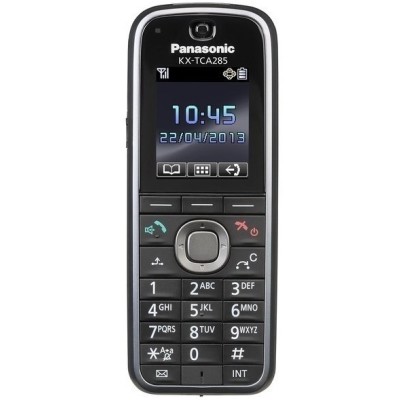 Трубка DECT системна Panasonic KX-TCA285RU 1x2.5 мм роз'єм для гарнітури, DECT, BT, 1.8" кольоровий дисплей Трубка DECT системна Panasonic KX-TCA285RU 1x2.5 мм роз'єм для гарнітури, DECT, BT, 1.8" кольоровий дисплей