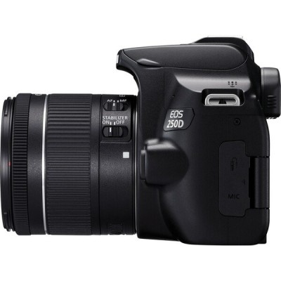 Цифр. фотокамера дзеркальна Canon EOS 250D kit 18-55 IS STM Black