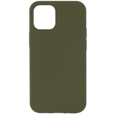 Чохол Silicone Case Full Protective (AA) NO LOGO для Apple iPhone 14 (6.1") Зелений / Dark Olive Чохол Silicone Case Full Protective (AA) NO LOGO для Apple iPhone 14 (6.1") Зелений / Dark Olive
