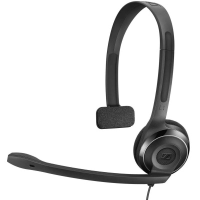 Гарнітура комп'ютерна моно On-Ear EPOS PC 7 Chat, USB, односпрямований, 2м, Чорний (1000431) Гарнітура комп'ютерна моно On-Ear EPOS PC 7 Chat, USB, односпрямований, 2м, Чорний (1000431)