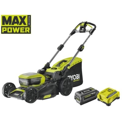 Газонокосарка акумуляторна Ryobi Max Power RY36LMX46A-150 36В акб 1х5А·год 46см 55л 25-75мм 22.5кг