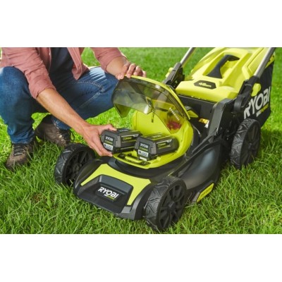 Газонокосарка акумуляторна Ryobi Max Power RY36LMX46A-150 36В акб 1х5А·год 46см 55л 25-75мм 22.5кг