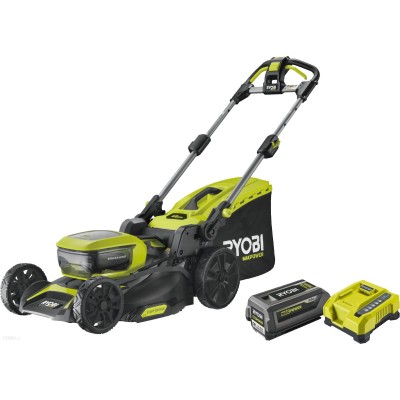 Газонокосарка акумуляторна Ryobi Max Power RY36LMX46A-150 36В акб 1х5А·год 46см 55л 25-75мм 22.5кг