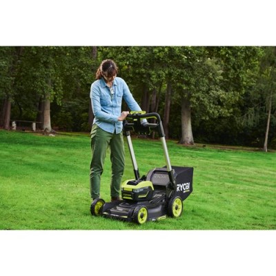 Газонокосарка акумуляторна Ryobi Max Power RY36LMXSP53A-160 36В акб 1х6А·год 53см 70л 20-100мм самохідна 30кг