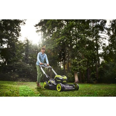 Газонокосарка акумуляторна Ryobi Max Power RY36LMXSP53A-160 36В акб 1х6А·год 53см 70л 20-100мм самохідна 30кг