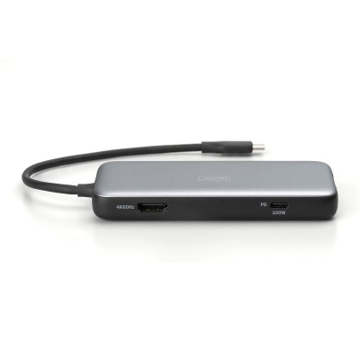 Док-станція DIGITUS USB-C > HDMI/2xUSB-A/USB-C/SD/MicroSD/RJ54