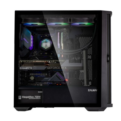 Корпус Zalman Z10 без БЖ, 2xUSB3.0, 1xUSB Type-C, 3x140мм, 1x120мм, VGA 395мм, LCS ready, TG Side Panel, EATX, чорний Корпус Zalman Z10 без БЖ, 2xUSB3.0, 1xUSB Type-C, 3x140мм, 1x120мм, VGA 395мм, LCS ready, TG Side Panel, EATX, чорний